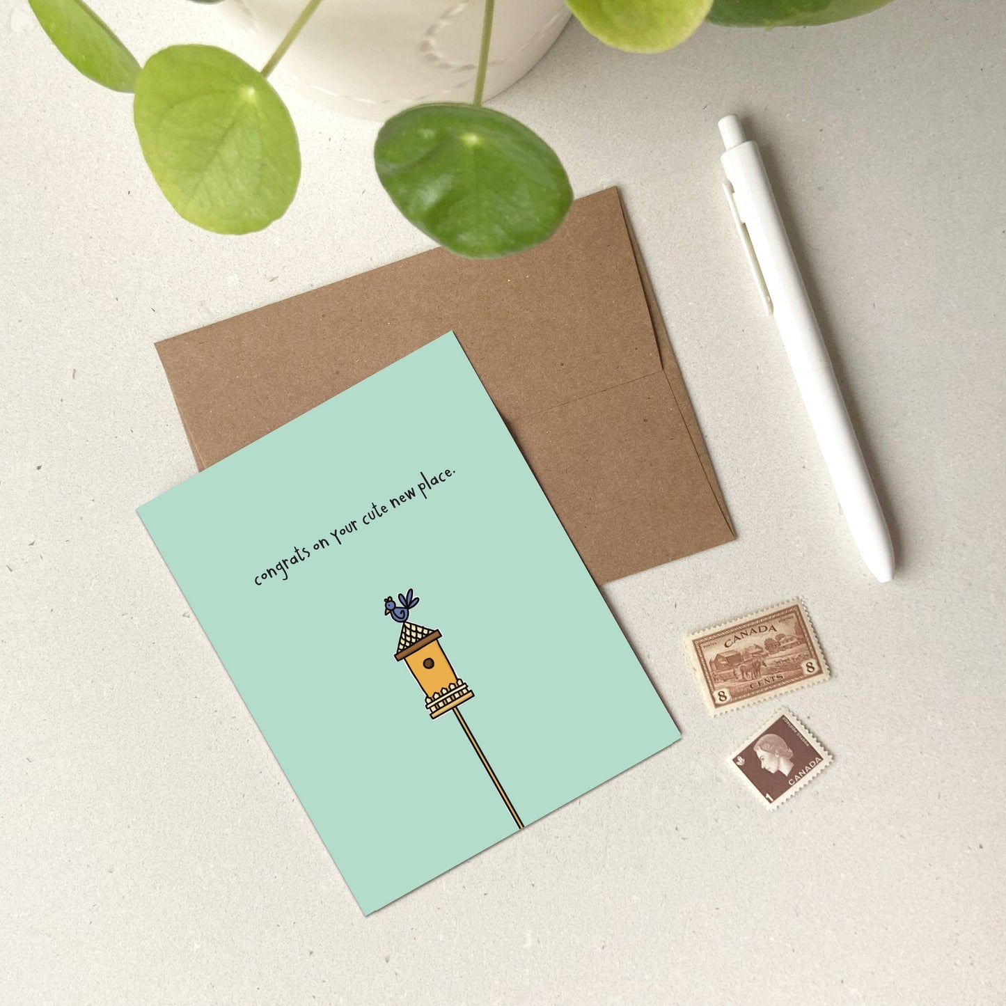 carolyndraws - Congrats on Your New Place Card
