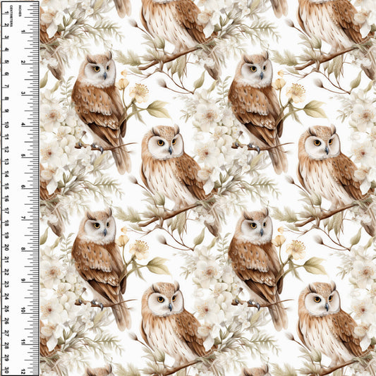 Busy Little Stitches - Sly Prairie Owl Toddler Blanket