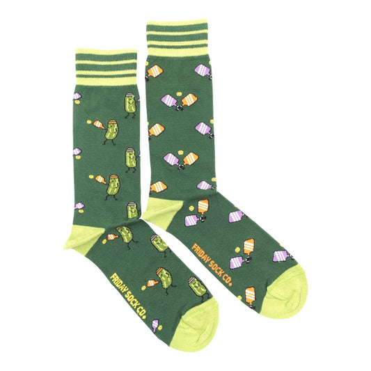 Friday Sock Co. - Men's Socks | Pickleball | Silly | Mismatched: Men's 7 - 12