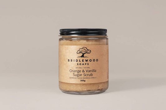 Bridlewood Soaps - Orange & Vanilla Body Scrub - Sugar