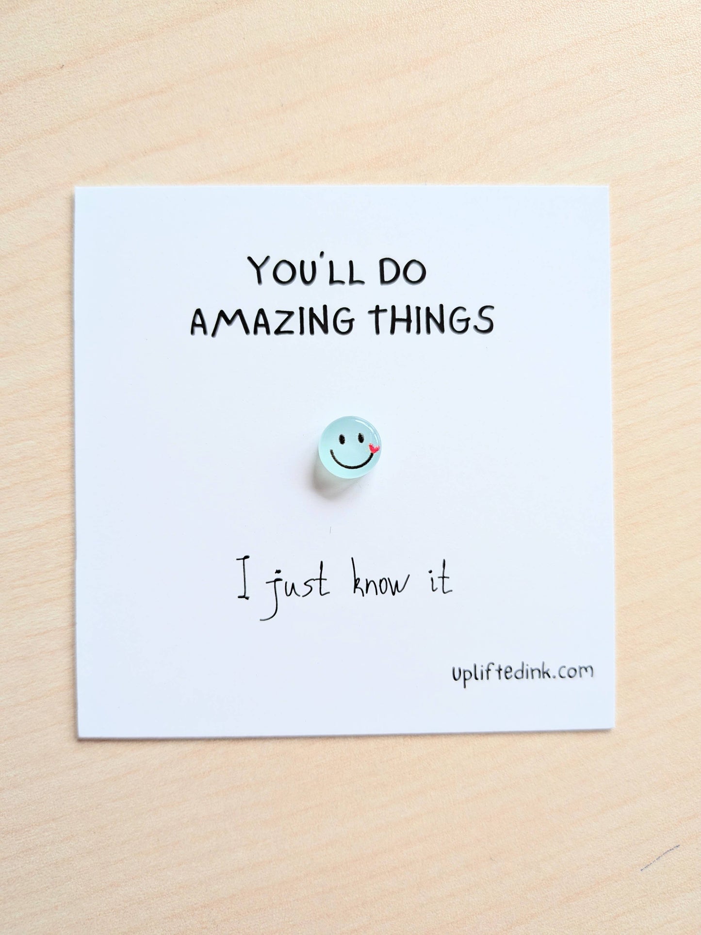 Uplifted Ink - "You’ll Do Amazing Things" Encouragement Keepsake