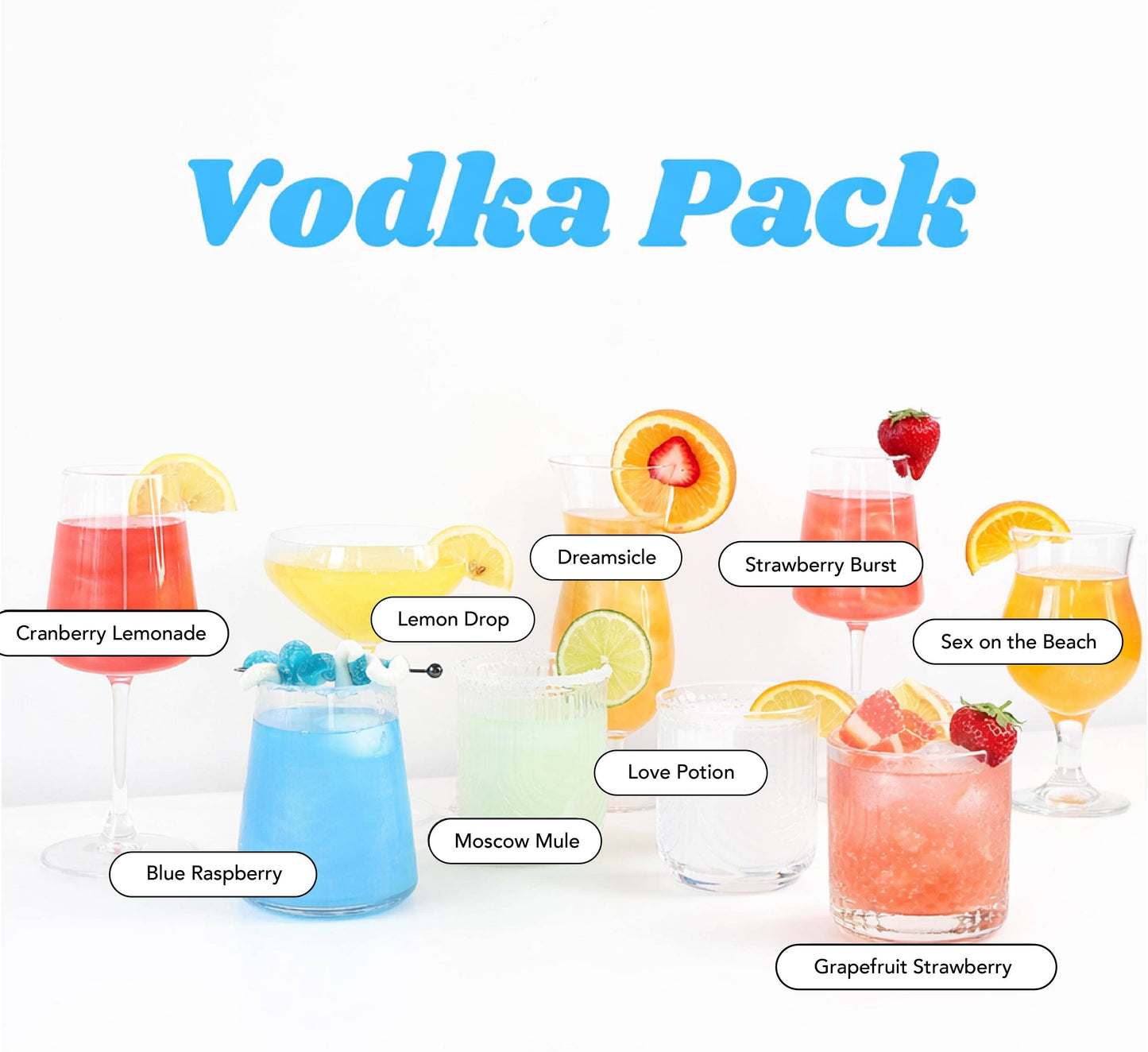 Cocktail Bomb Shop - VODKA PACK: 9 Cocktail Bombs