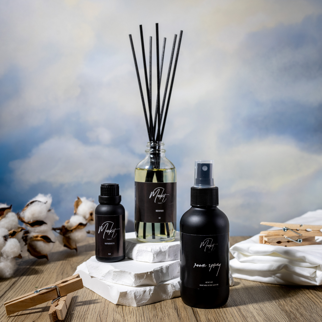 Market Candle Company - FRESH LINEN DIFFUSER REEDS