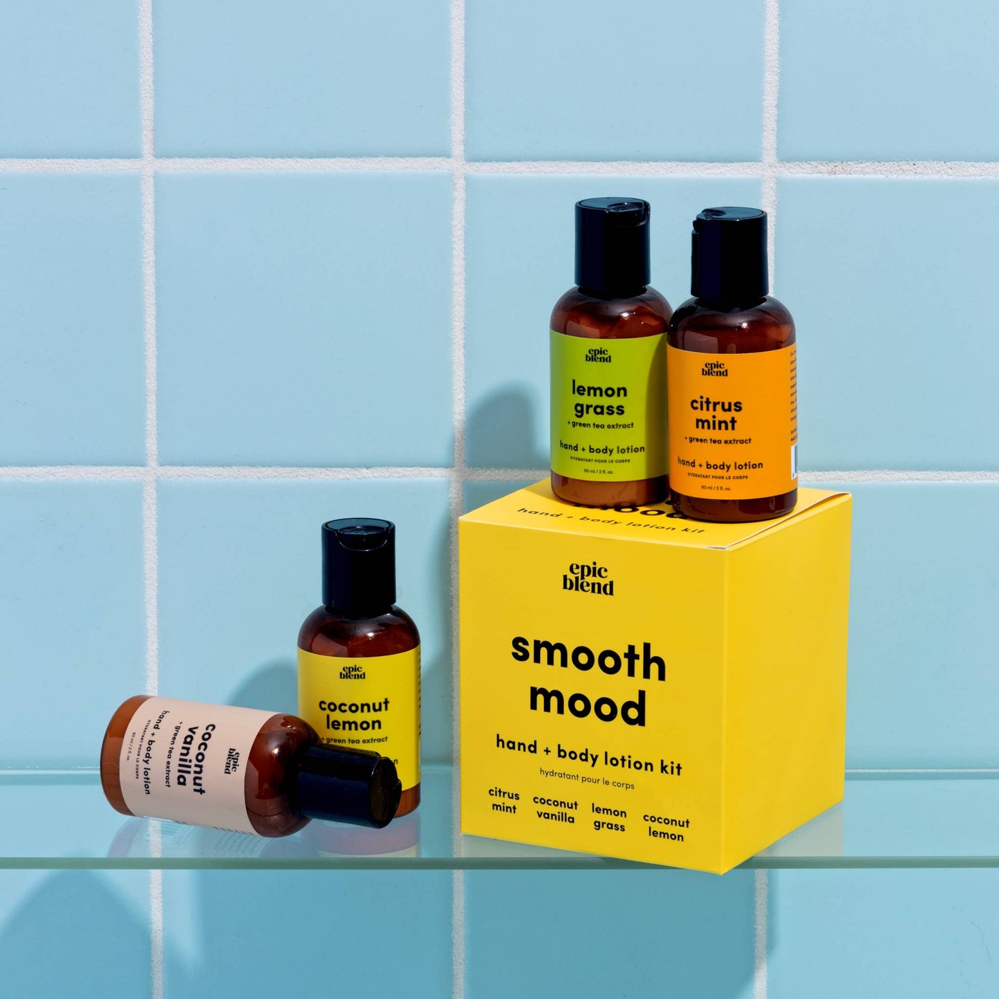 Epic Blend - Smooth Mood - Hand and Body Lotion Kit Bundle