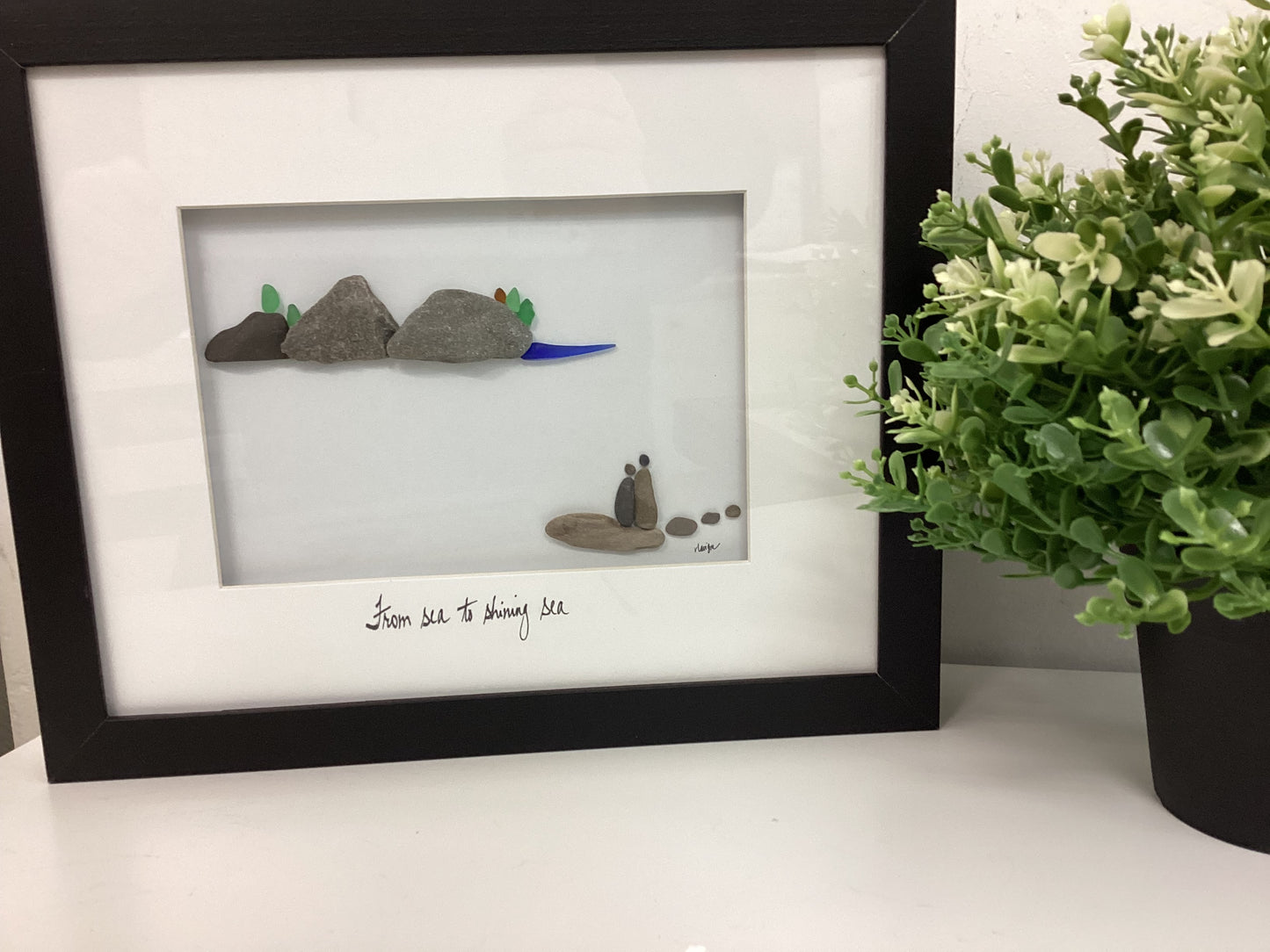 The Whispering Pebble- Framed Art