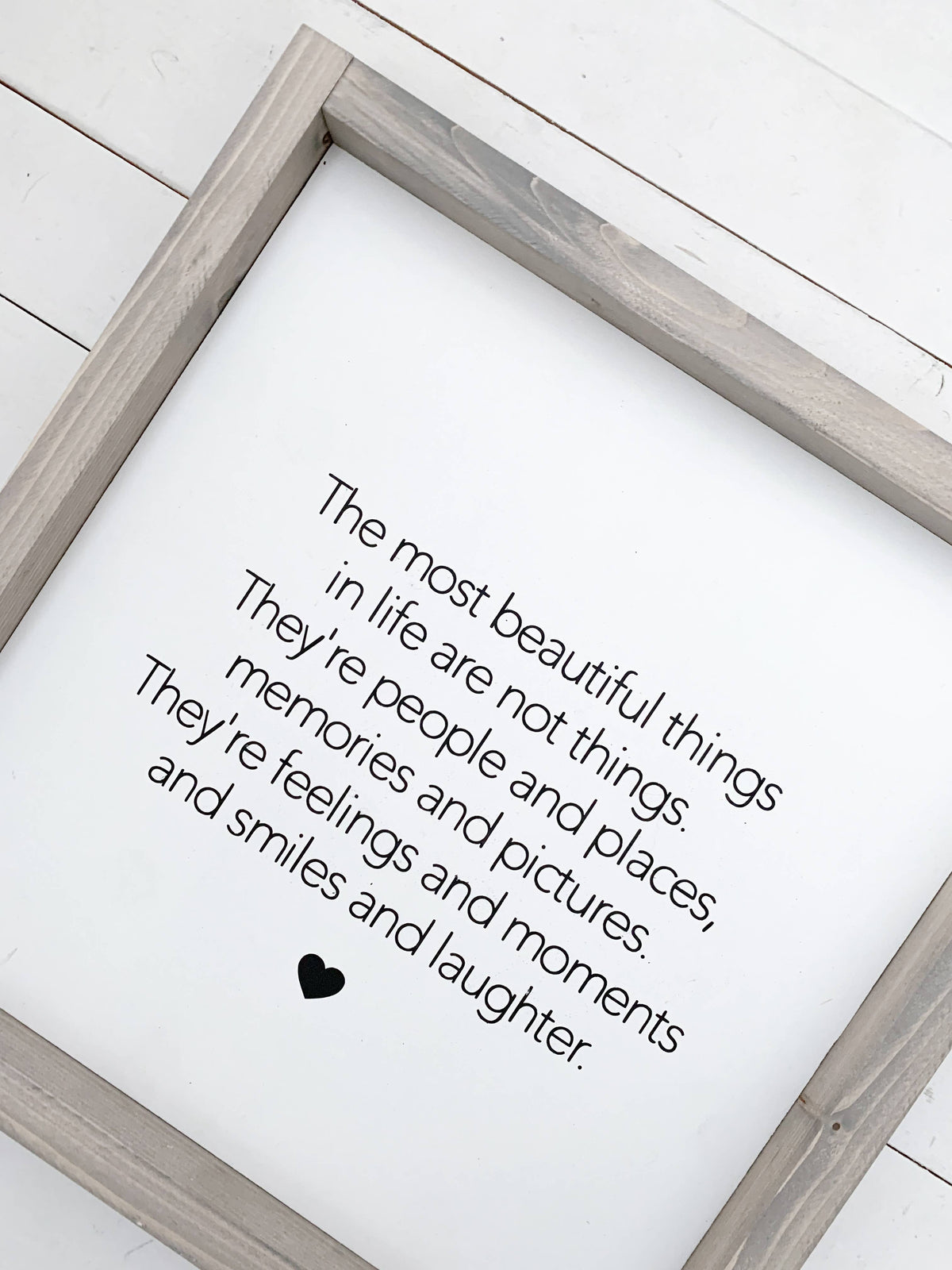 Ashwood Designs - The best things in life are not things: Dark Walnut