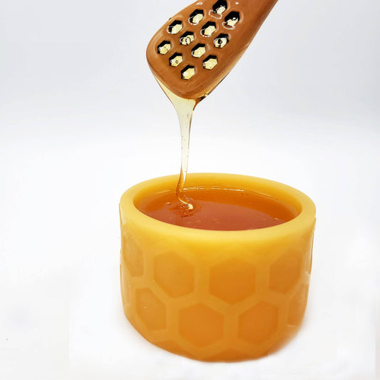 Eastvan bees - Beeswax honeypot: Natural