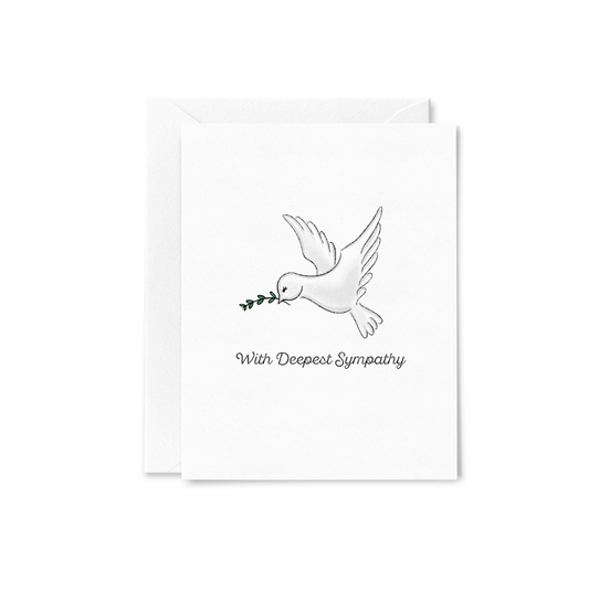 The Pretty Pink Studio - With Deepest Sympathy | Sympathy Card