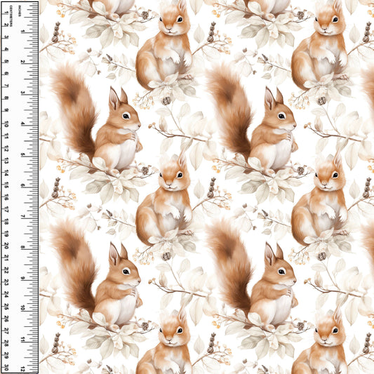 Busy Little Stitches - Sweet Squirrel Branches Toddler Blanket