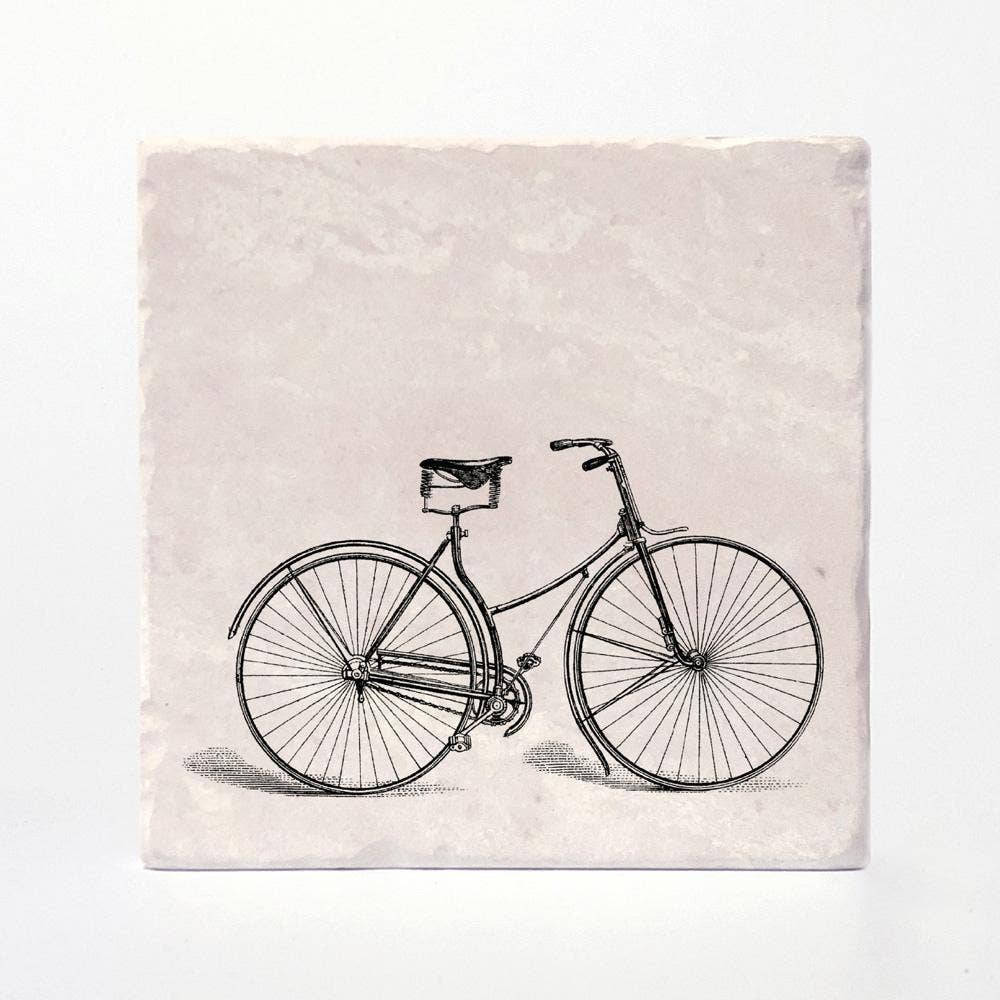 Versatile Coasters Canada - Old Timey Bicycle Coasters: 4"x4"