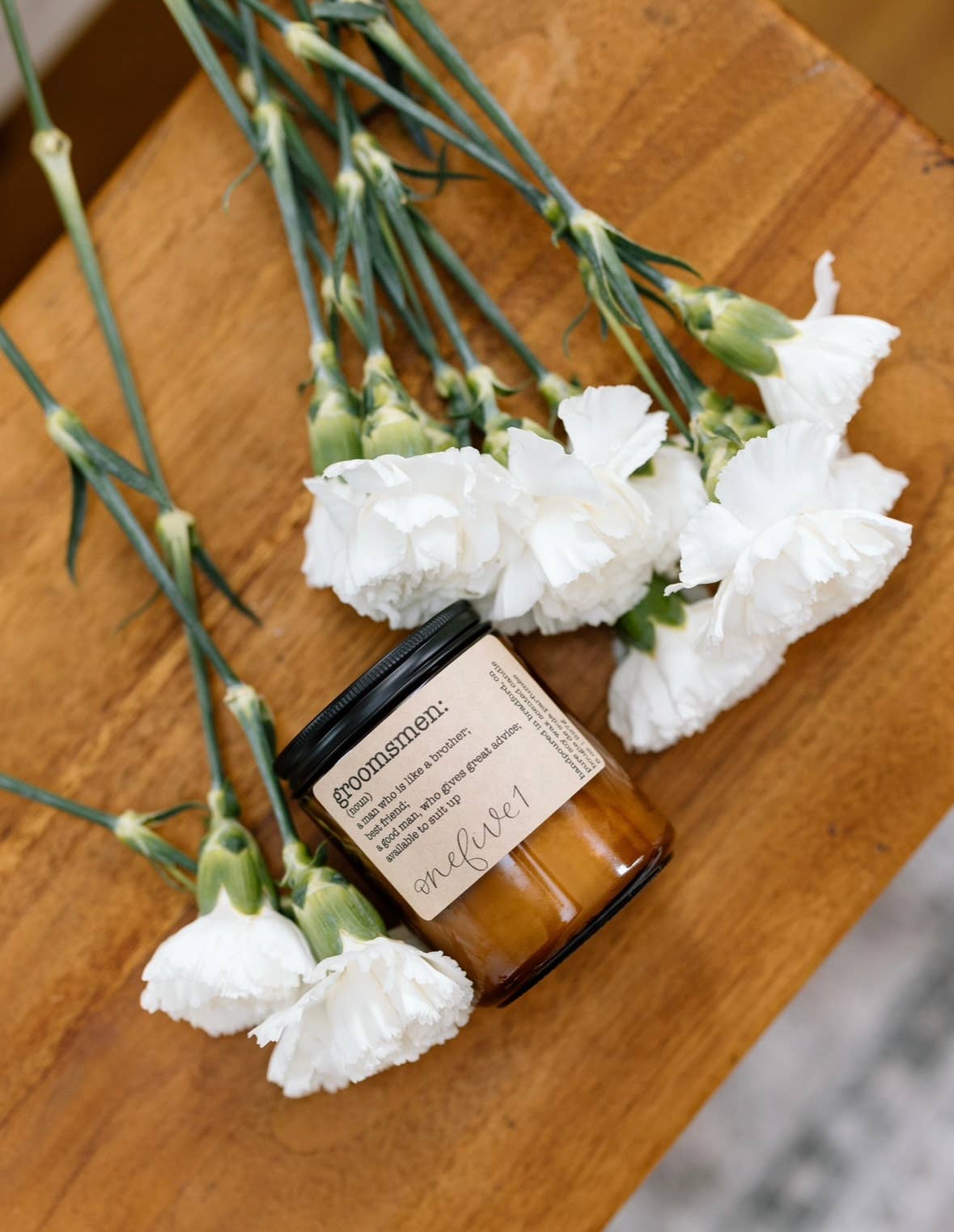 onefive1 - Groomsman definition soy candle