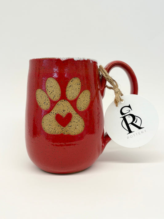Stoney Ridge - Red paw pottery mug