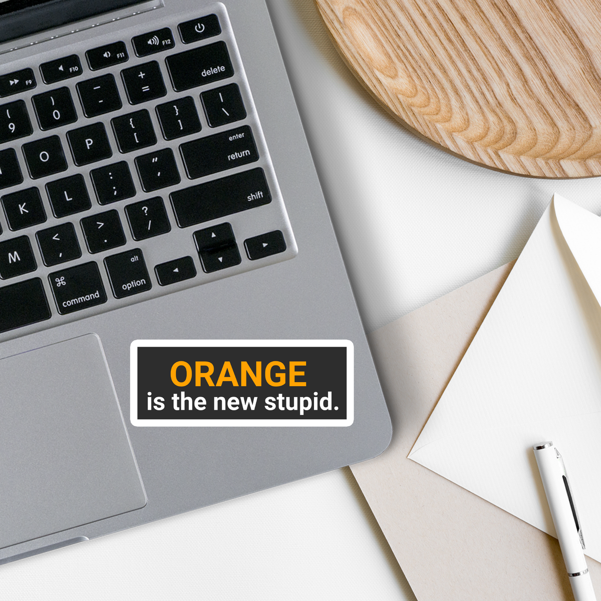 SlapPolitics Stickers (ALL US IMPORT DUTIES COVERED) - Trump Orange Funny | Politics | Waterproof Bumper Sticker: 3.5"
