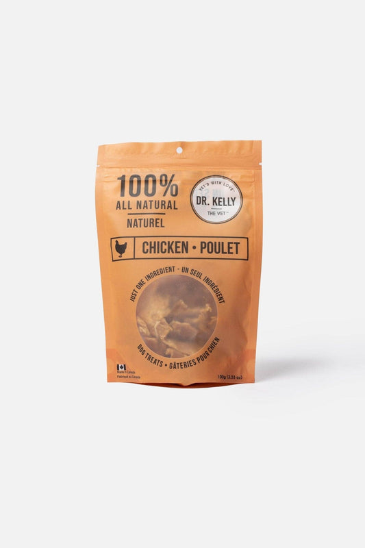 Silver Paw - Dr. Kelly The Vet 100% Natural Dog Treats - Chicken: 100g / 3.53 oz