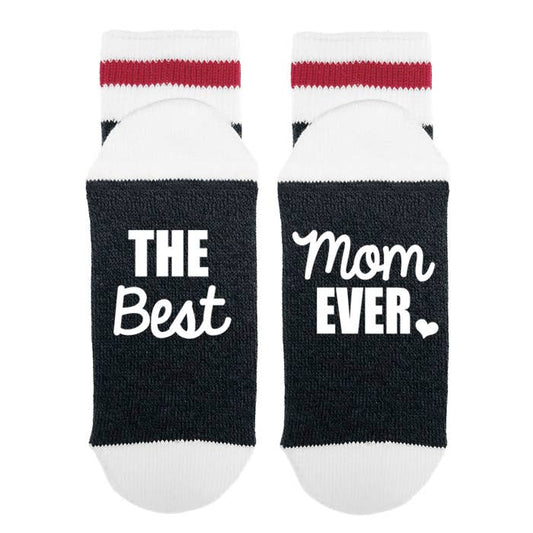 Sock Dirty to Me - The Best Mom Ever - Socks: Matte White