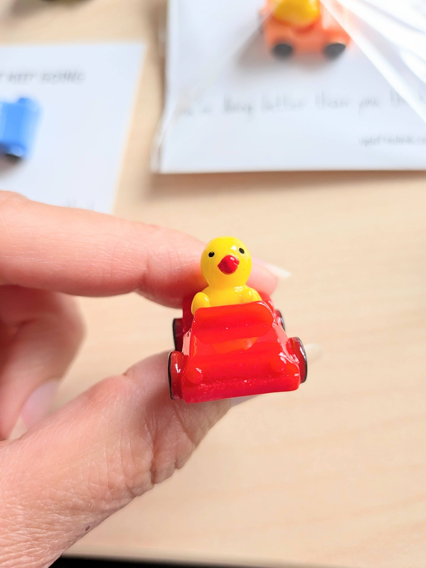 Uplifted Ink - Encouragement Square Card + Surprise Tiny Ducky Keepsake