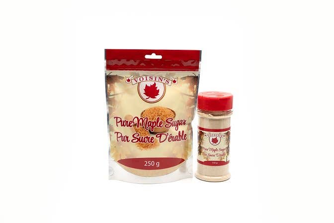 Voisin’s Maple Products - Granulated Maple Sugar: 150g Sugar Shaker Jar