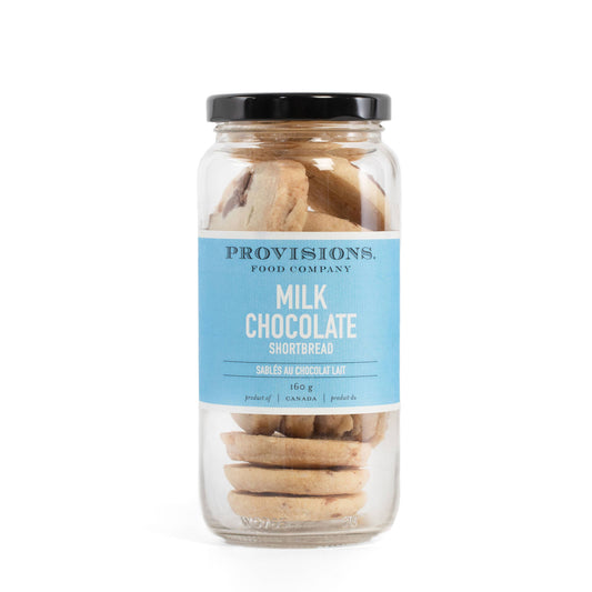 Provisions Food Company - Milk Chocolate Shortbread: 160 g