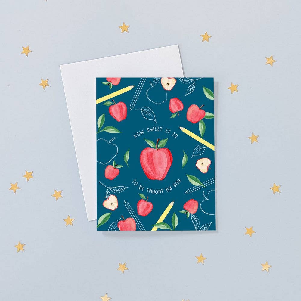 Almeida Illustrations - Teacher Appreciation Card: White