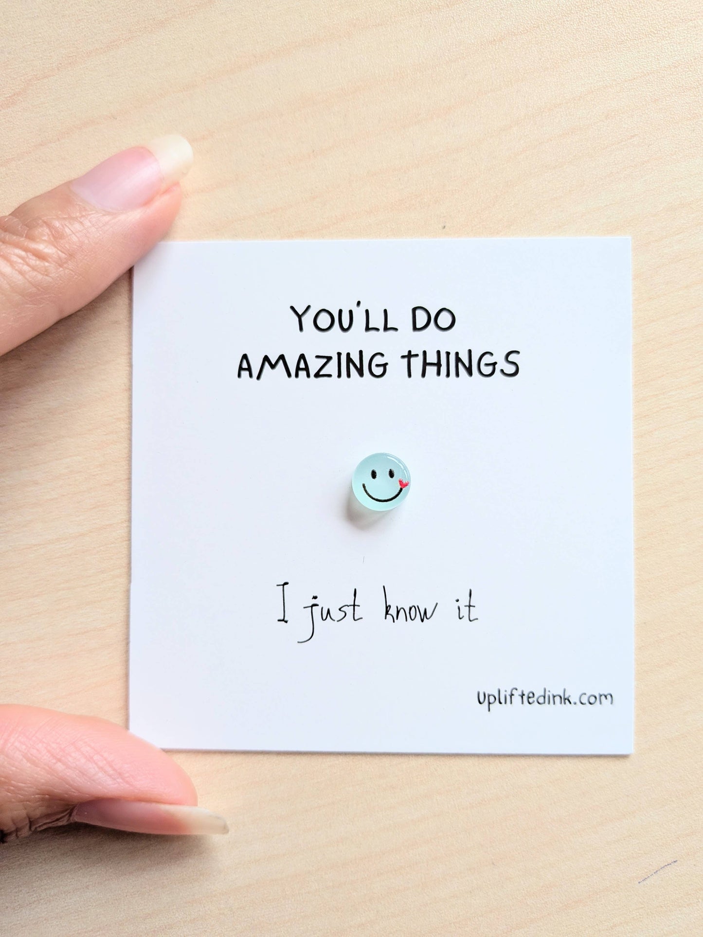 Uplifted Ink - "You’ll Do Amazing Things" Encouragement Keepsake