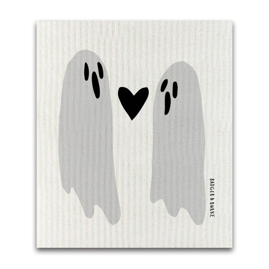 Badger & Burke - Ghosts Sponge Cloth / Reusable Paper Towel
