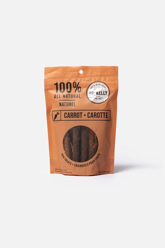 Silver Paw - Dr. Kelly The Vet 100% Natural Dog Treats - Carrot: 130g / 4.59 oz