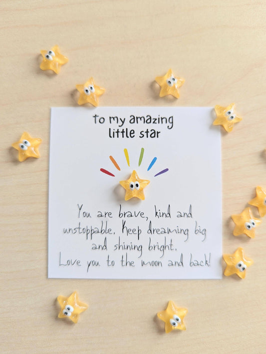 Uplifted Ink - To My Amazing Little Star – Brave, Kind & Unstoppable Card