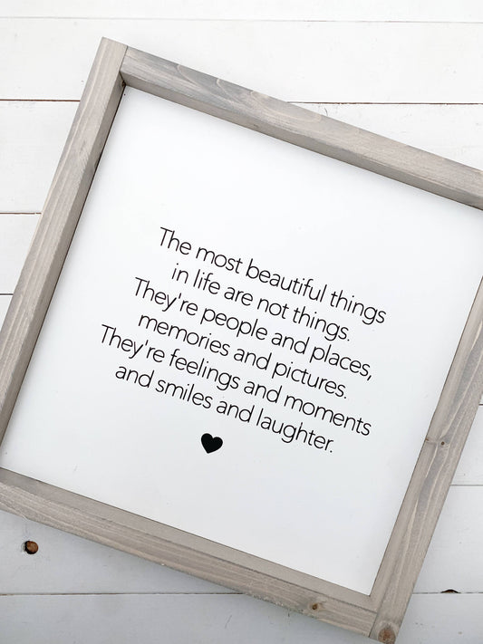 Ashwood Designs - The best things in life are not things: Dark Walnut
