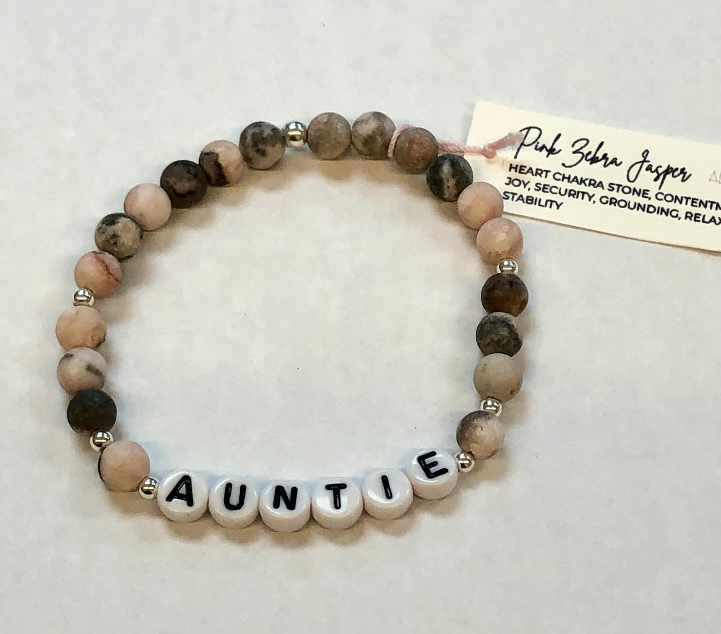 All Things I <3 - 'Auntie' lettered bracelet