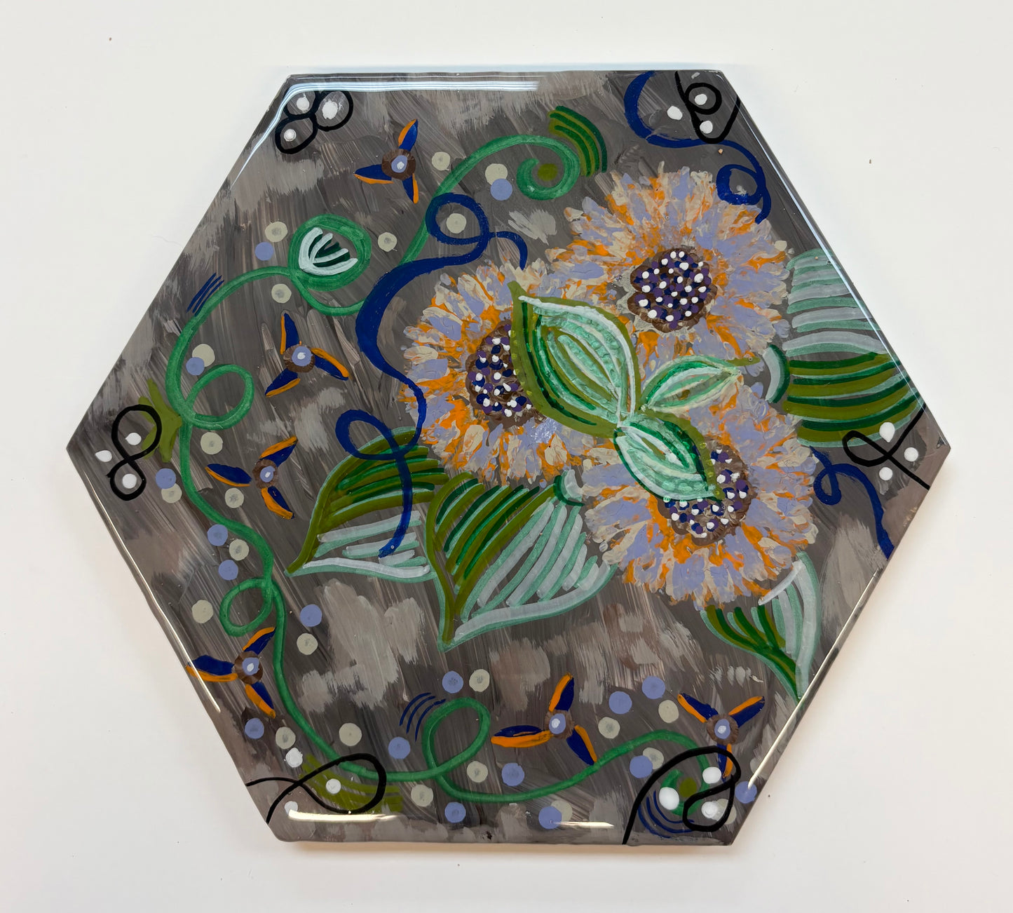 Artsy and Arthritic - Hand Painted Trivet LARGE