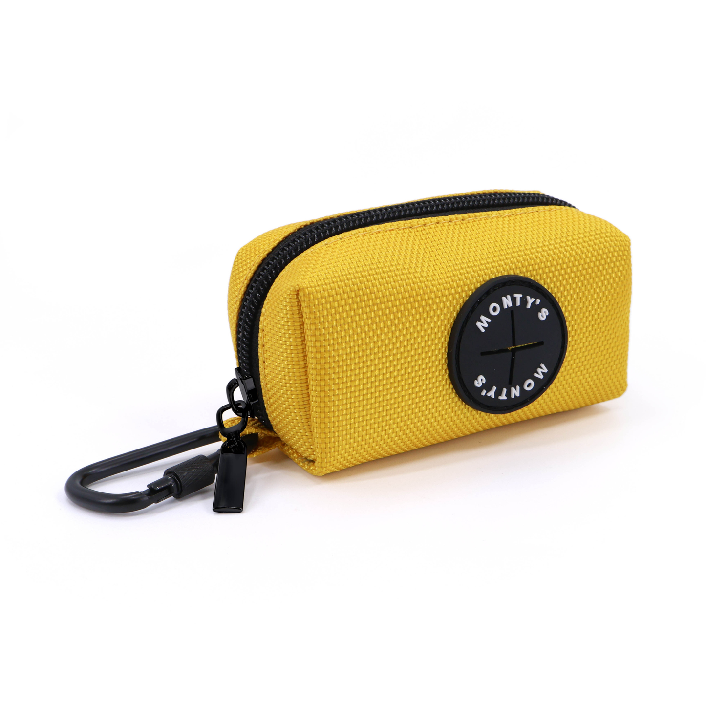 Monty's Bags - XL Nylon Poop Bag Dispenser Set with 45 Bag Triples Roll: Blue