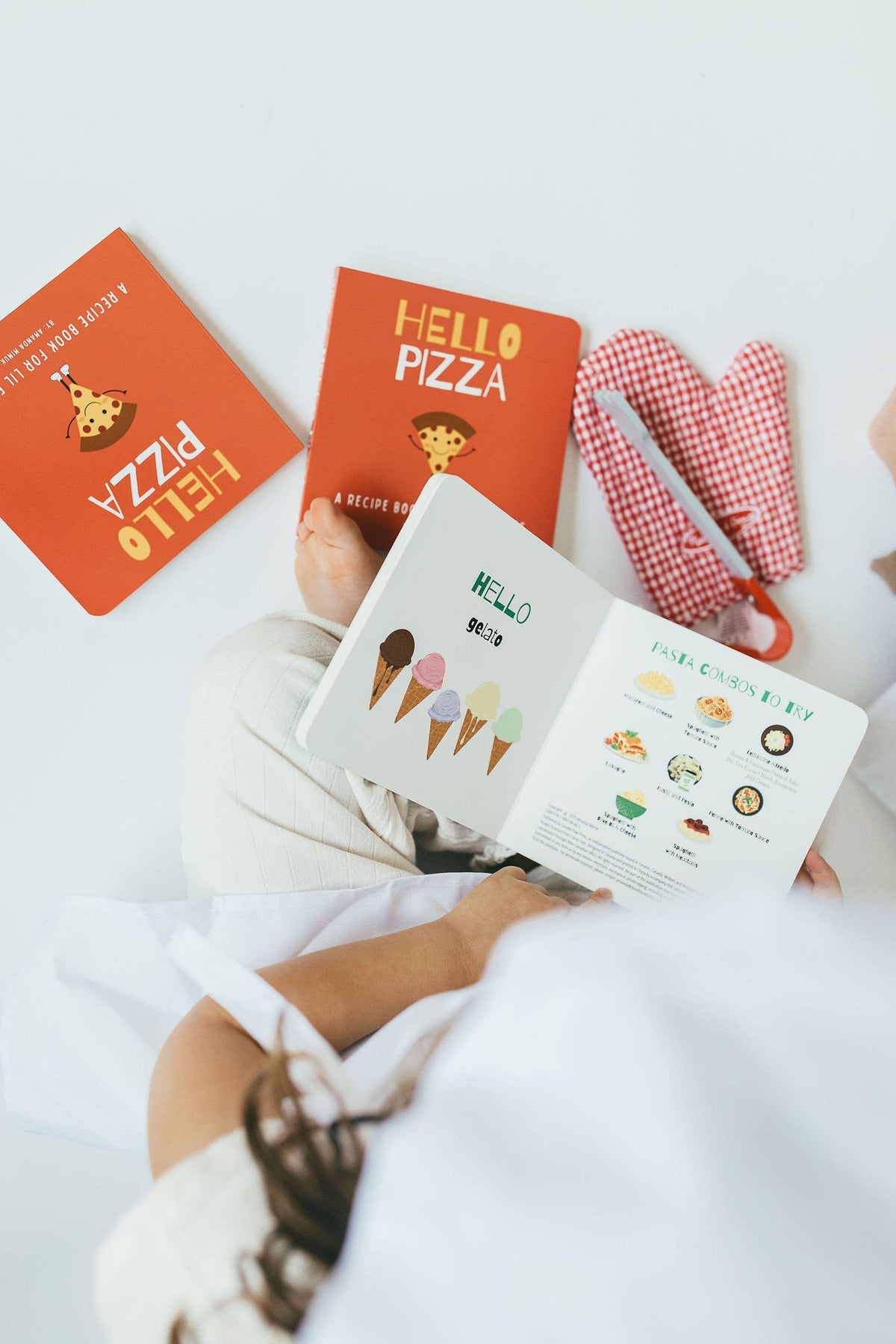 Doodle Paw Press - Hello Pasta| Baby Pasta Book| Italian Food Baby Board Book