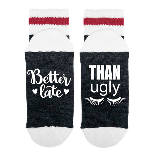 Sock Dirty to Me - Better Late Than Ugly - Socks: Matte White