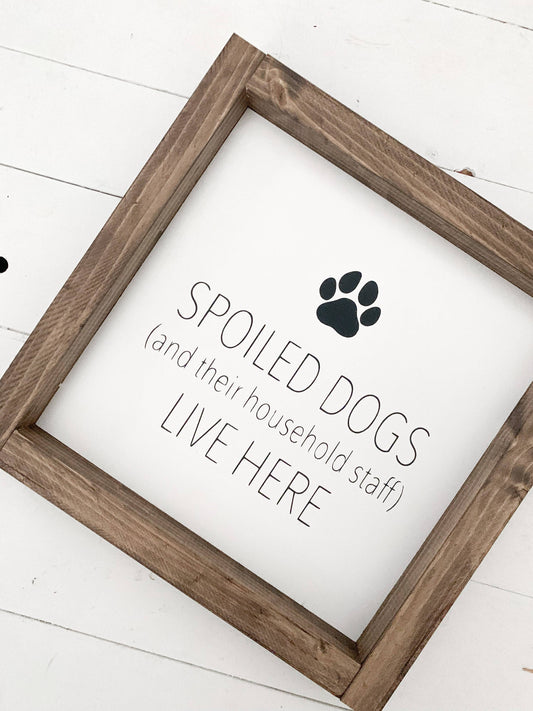 Ashwood Designs - Spoiled dogs: Dark Walnut