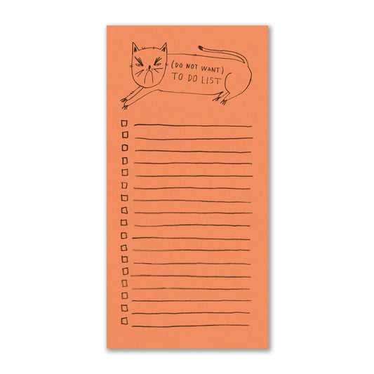 Badger & Burke - (Do Not Want) To Do List Notepad