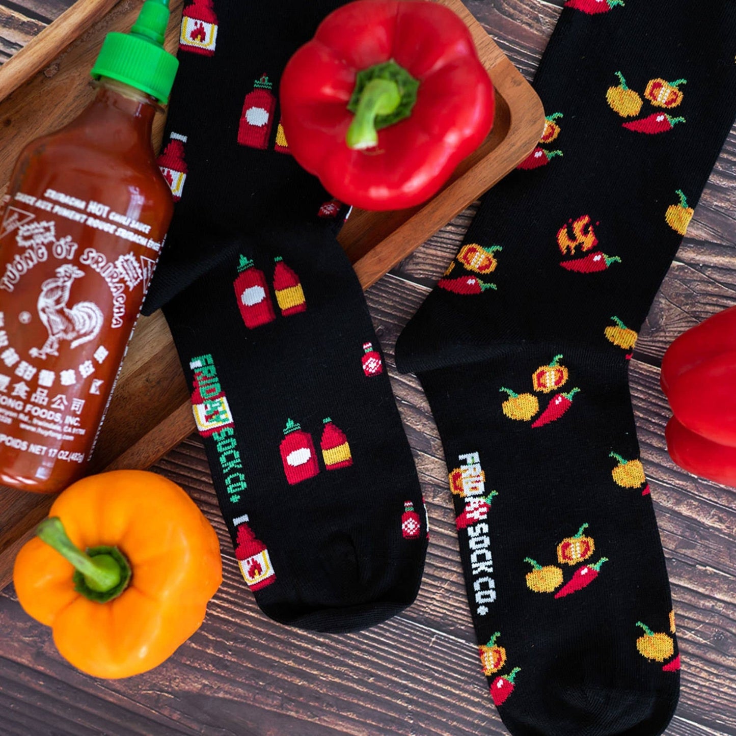 Friday Sock Co. - Men's Hot Sauce Socks: Men's 7 - 12