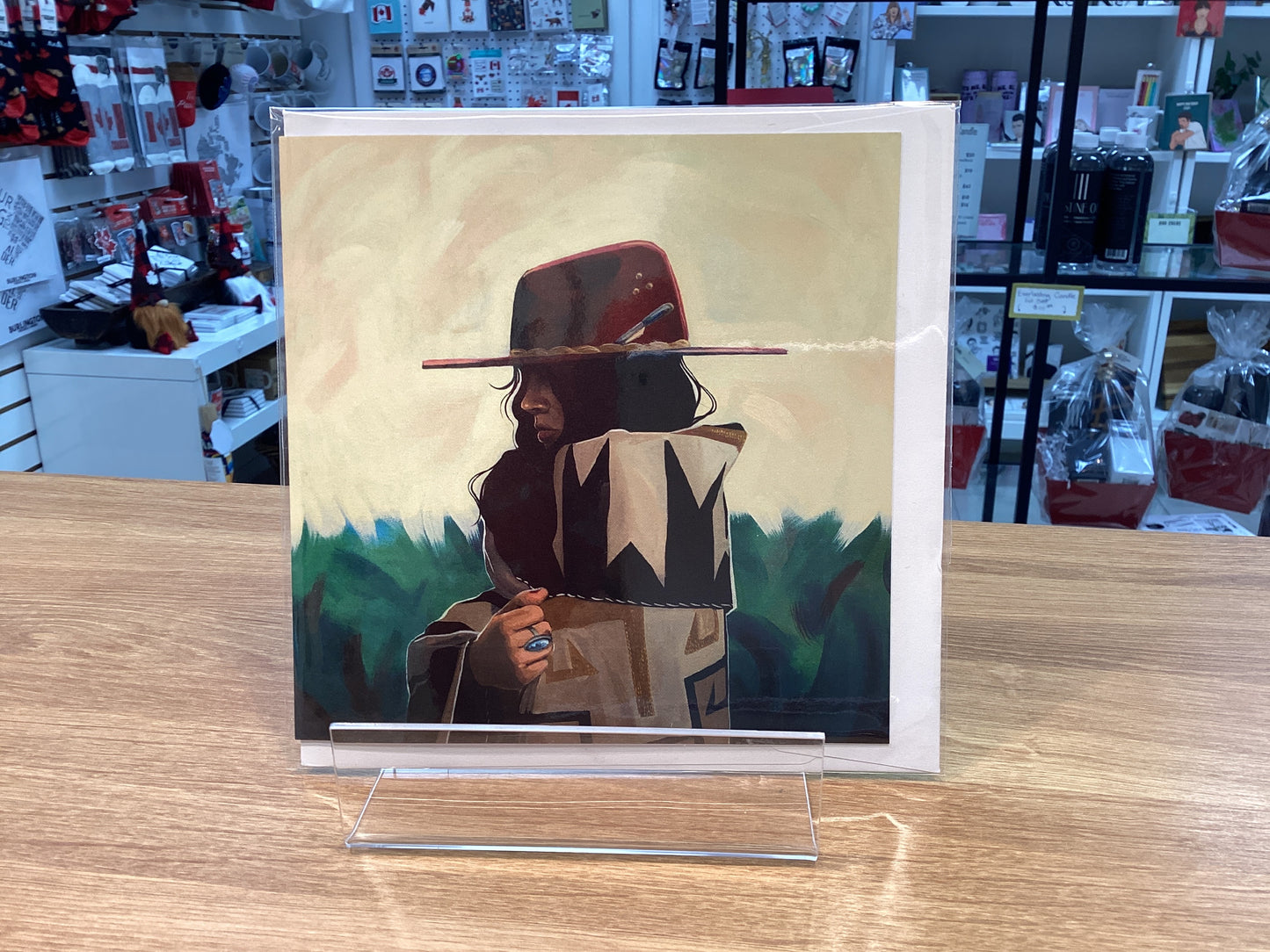 Phillips Art + Design - “While I Wait” cowgirl card
