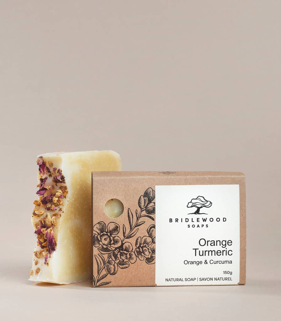 Bridlewood Soaps - Individually Boxed Soap: Orange Turmeric