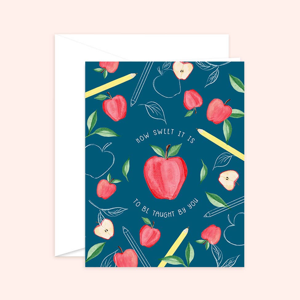 Almeida Illustrations - Teacher Appreciation Card: White