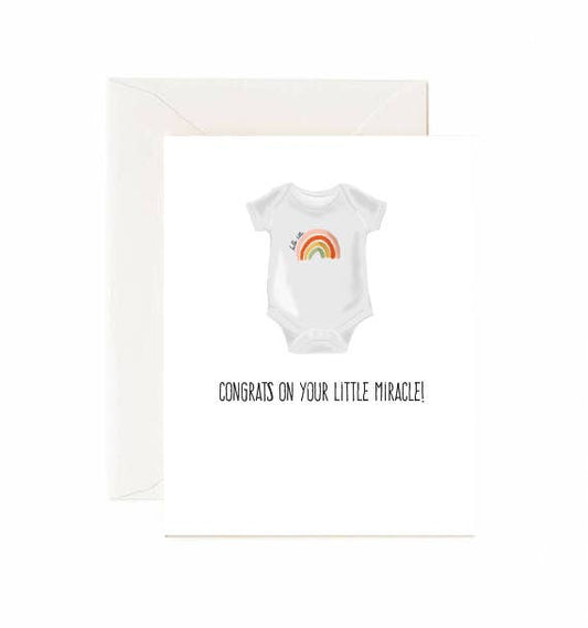 Jaybee Design - Congrats On Your Little Miracle - Greeting Card
