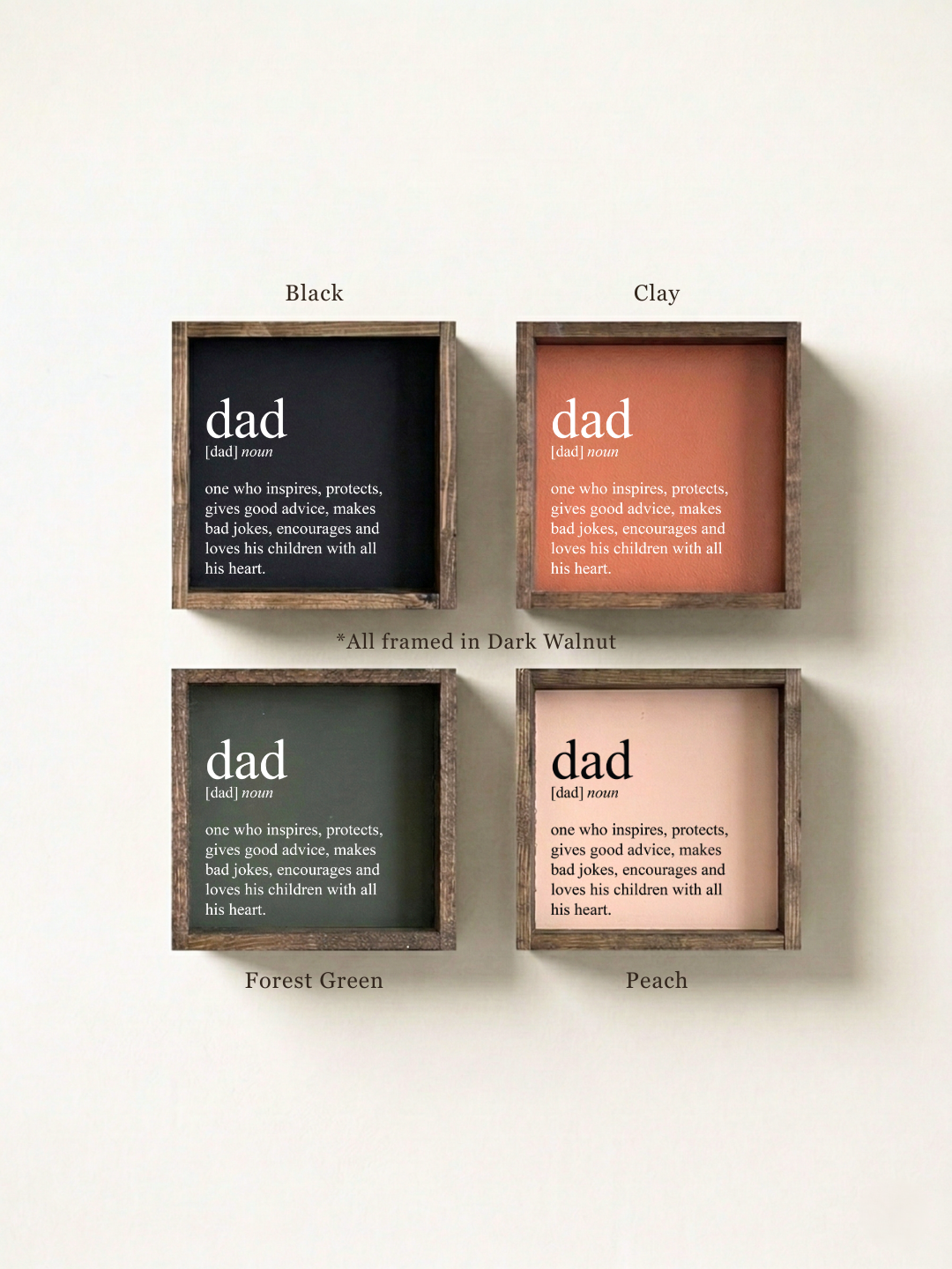 Williamraedesigns - Dad Definition Framed Print