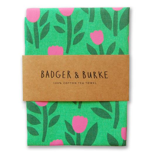 Badger & Burke - Tulip Tea Towel