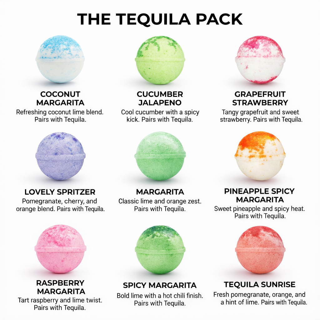 Cocktail Bomb Shop - TEQUILA PACK: 9 Cocktail Bombs