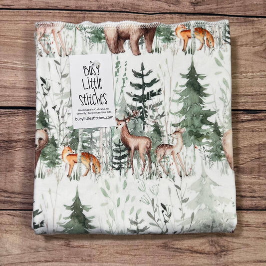 Busy Little Stitches - Friends of the Forest Toddler Blanket