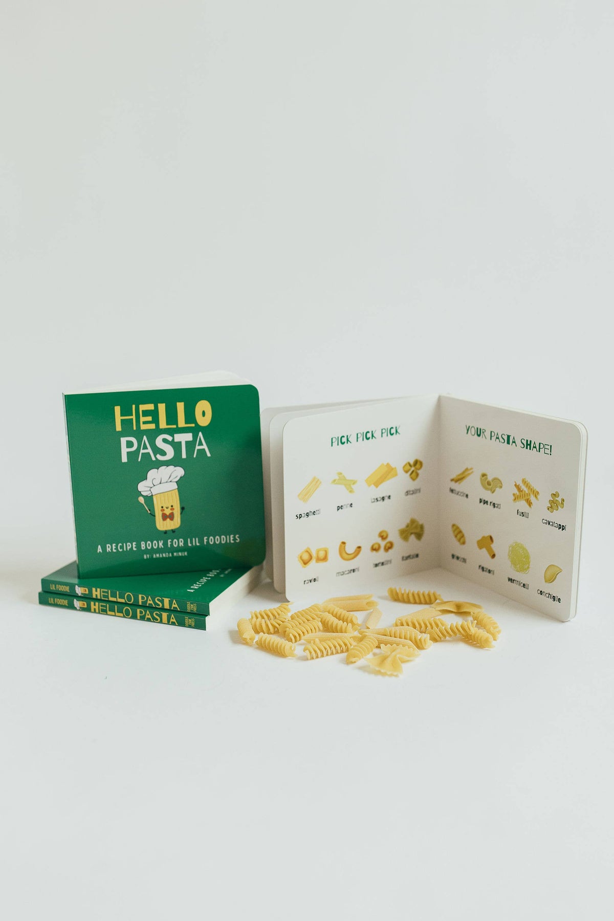 Doodle Paw Press - Hello Pasta| Baby Pasta Book| Italian Food Baby Board Book