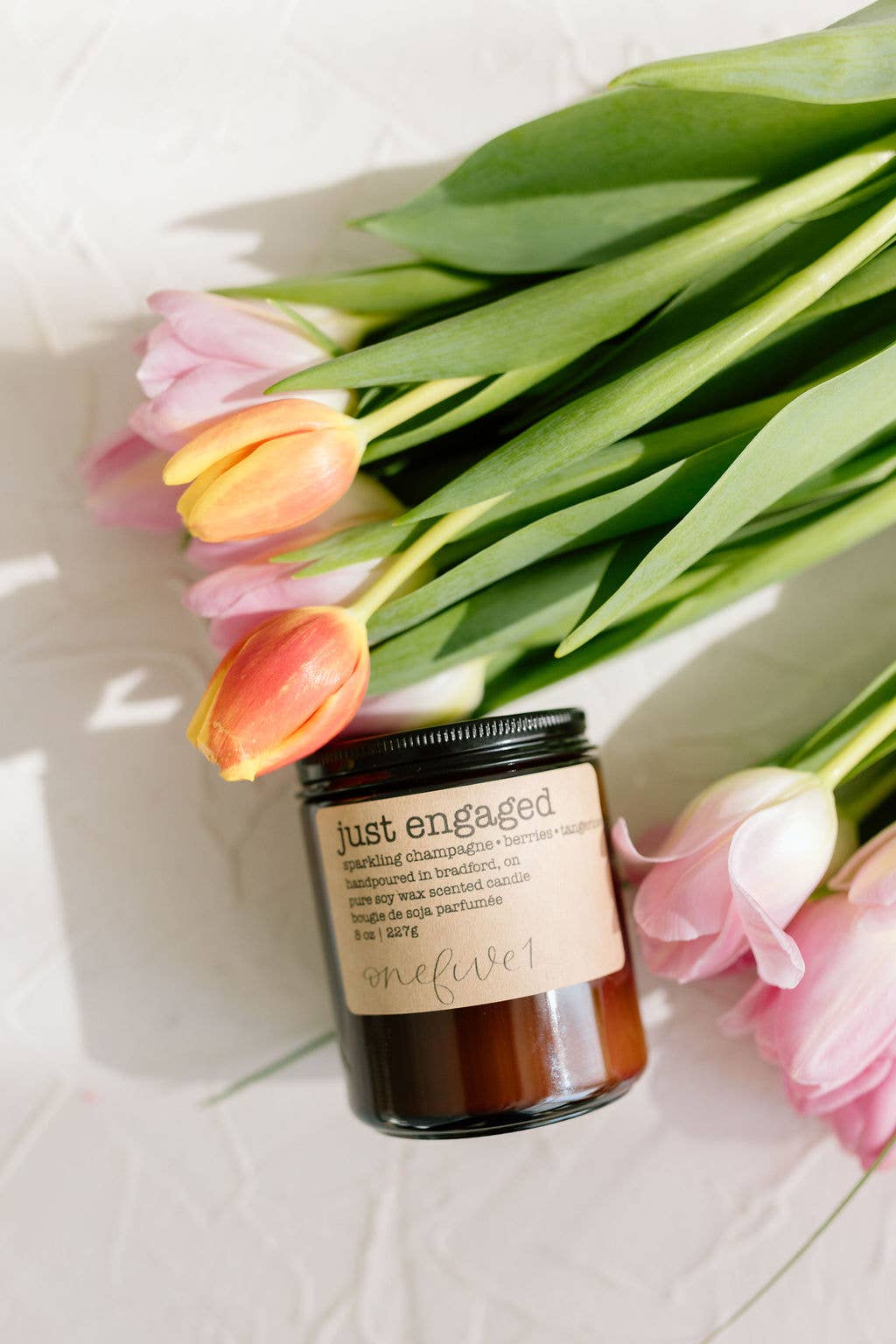 onefive1 - Just engaged -soy wax candle: Booked and busy