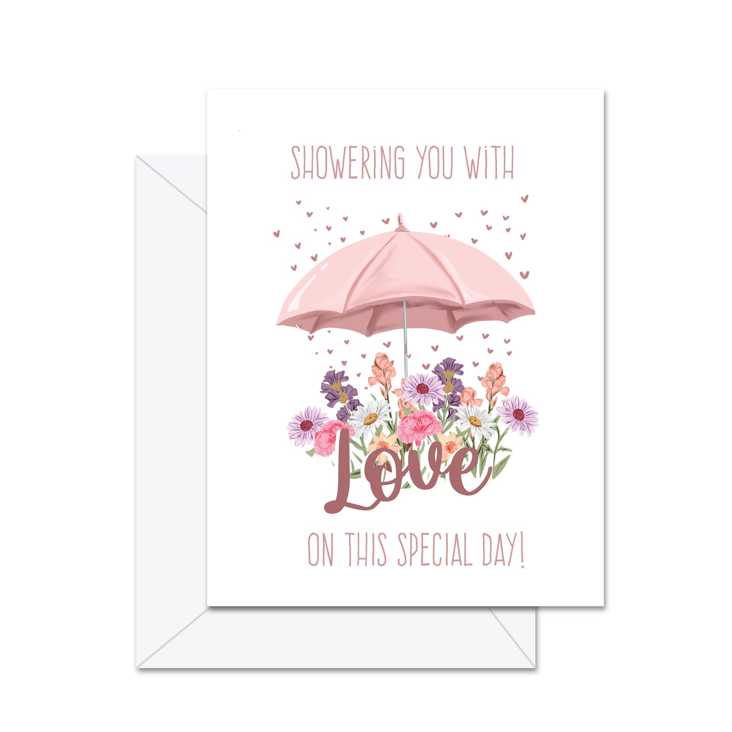 Jaybee Design - Showering You With Love On This . . .  - Greeting Card