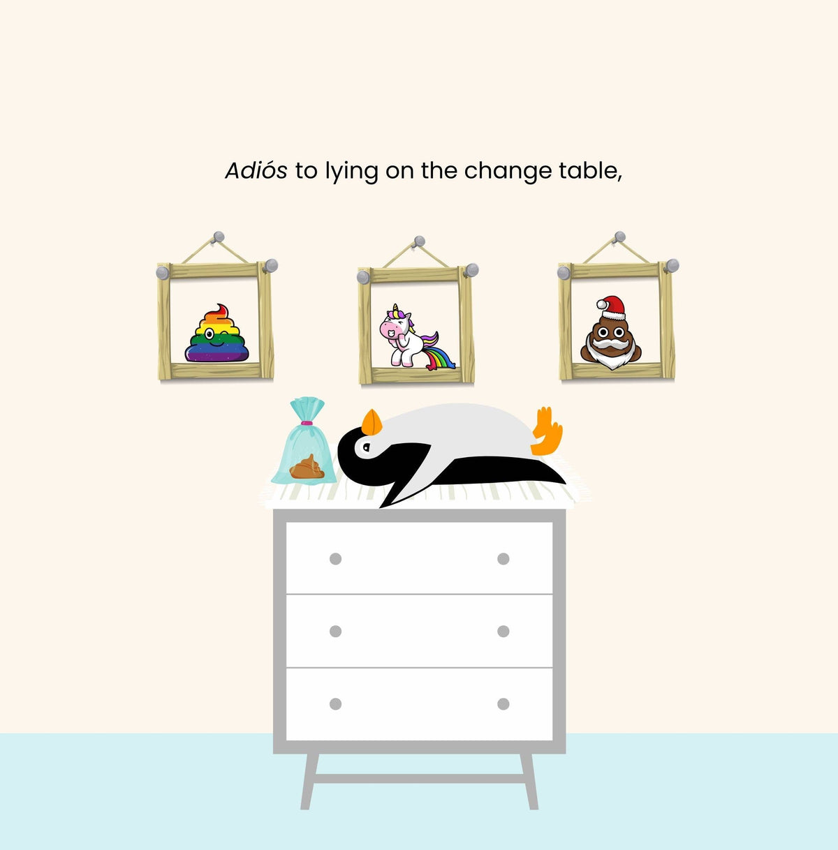 Doodle Paw Press - Goodbye Diapers- A potty training prep book for kids.
