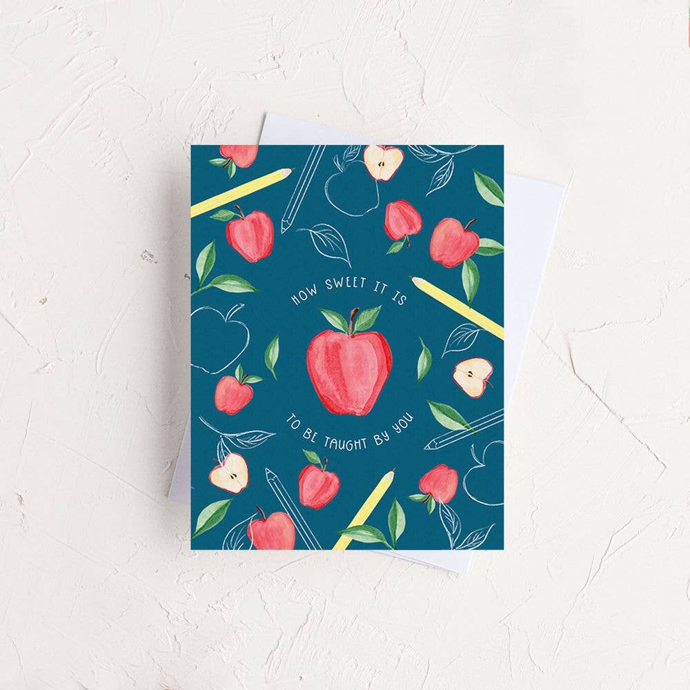 Almeida Illustrations - Teacher Appreciation Card: White