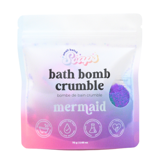 Small Batch Soaps - Mermaid Bath Bomb Crumble: 2 sizes